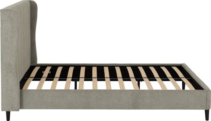 Amelia 5' Bed - Dark Grey Fabric