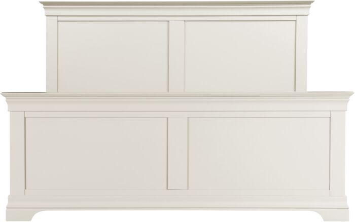 Bordeaux 5' High End Bed - Ivory