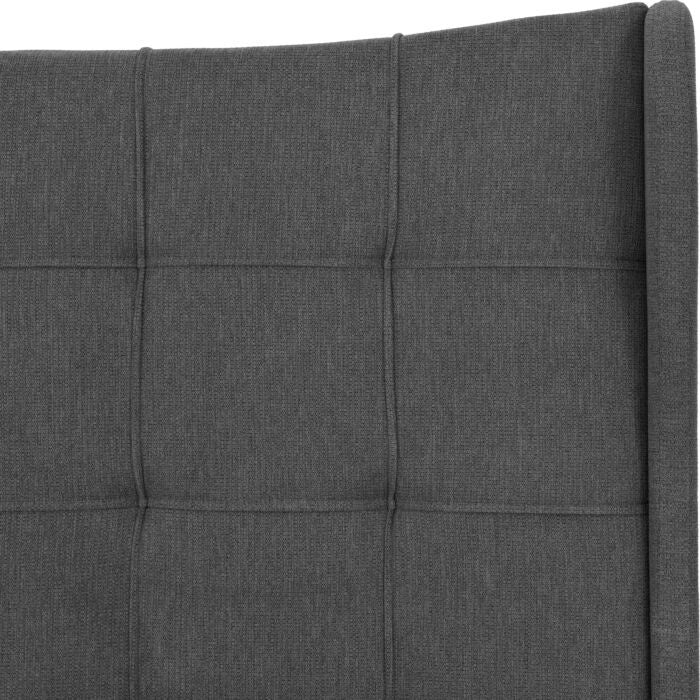 Verona 5' Bed - Grey Fabric