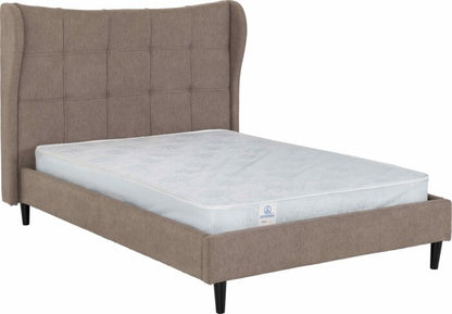 Verona 5' Bed - Brown Fabric