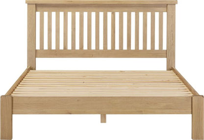 Windsor 5' Low End Bed - Natural Oak
