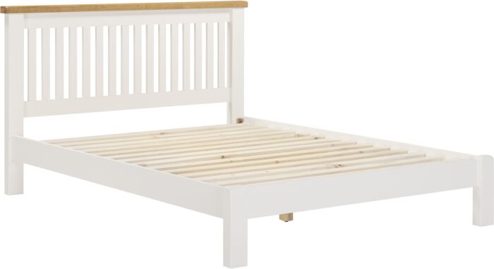 Windsor 5' Low End Bed - Ivory/Oak