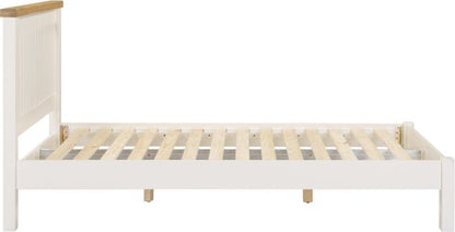 Windsor 5' Low End Bed - Ivory/Oak