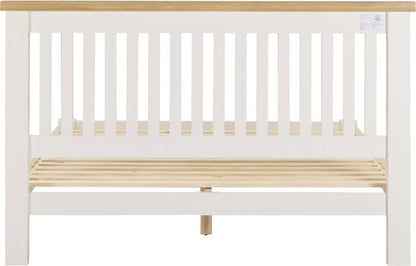 Windsor 5' Low End Bed - Ivory/Oak