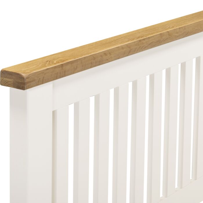 Windsor 5' Low End Bed - Ivory/Oak