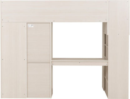 Jupiter High Sleeper Bed - White/Grey