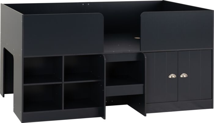 Orlando Low Sleeper Bed - Dark Grey
