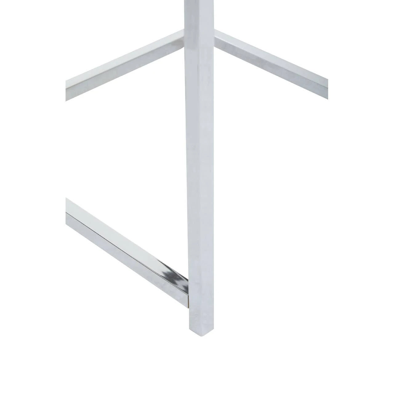 Fulton Black Nest Of 3 Tables With Chrome Frame