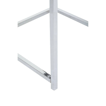 Fulton Black Nest Of 3 Tables With Chrome Frame
