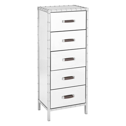 Rivet Chest of 5 Drawers