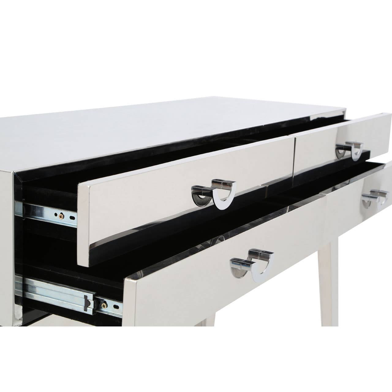 Lure Stainless Steel 4 Drawers Console Table