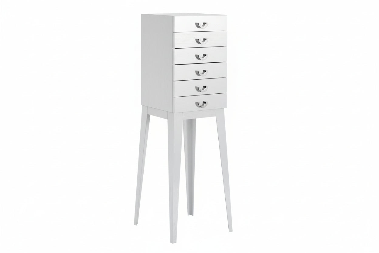 Lure Stainless Steel 6 Drawer Chest