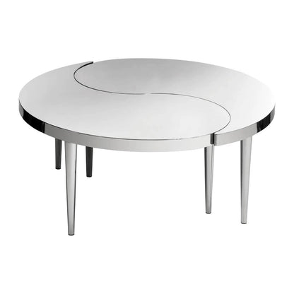 Lure Yin-Yang Stainless Steel Coffee Table