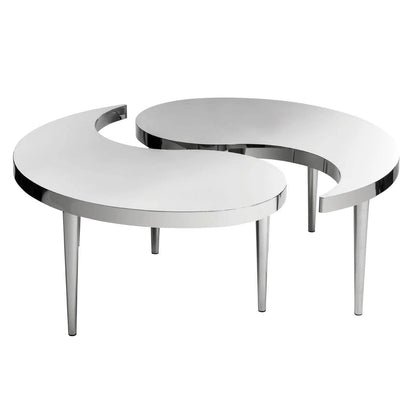 Lure Yin-Yang Stainless Steel Coffee Table