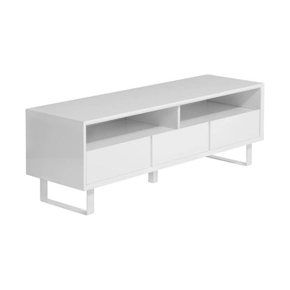 Moritz White High Gloss Media Cabinet