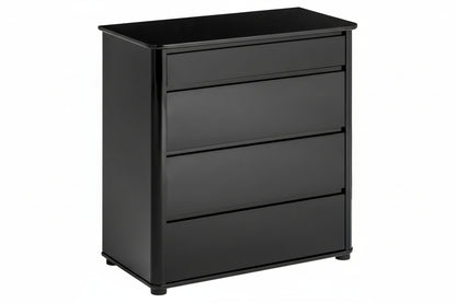 Moritz Black High Gloss 4 Drawer Chest