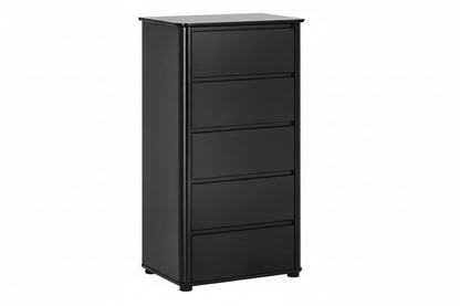 Moritz Black High Gloss 5 Drawer Chest