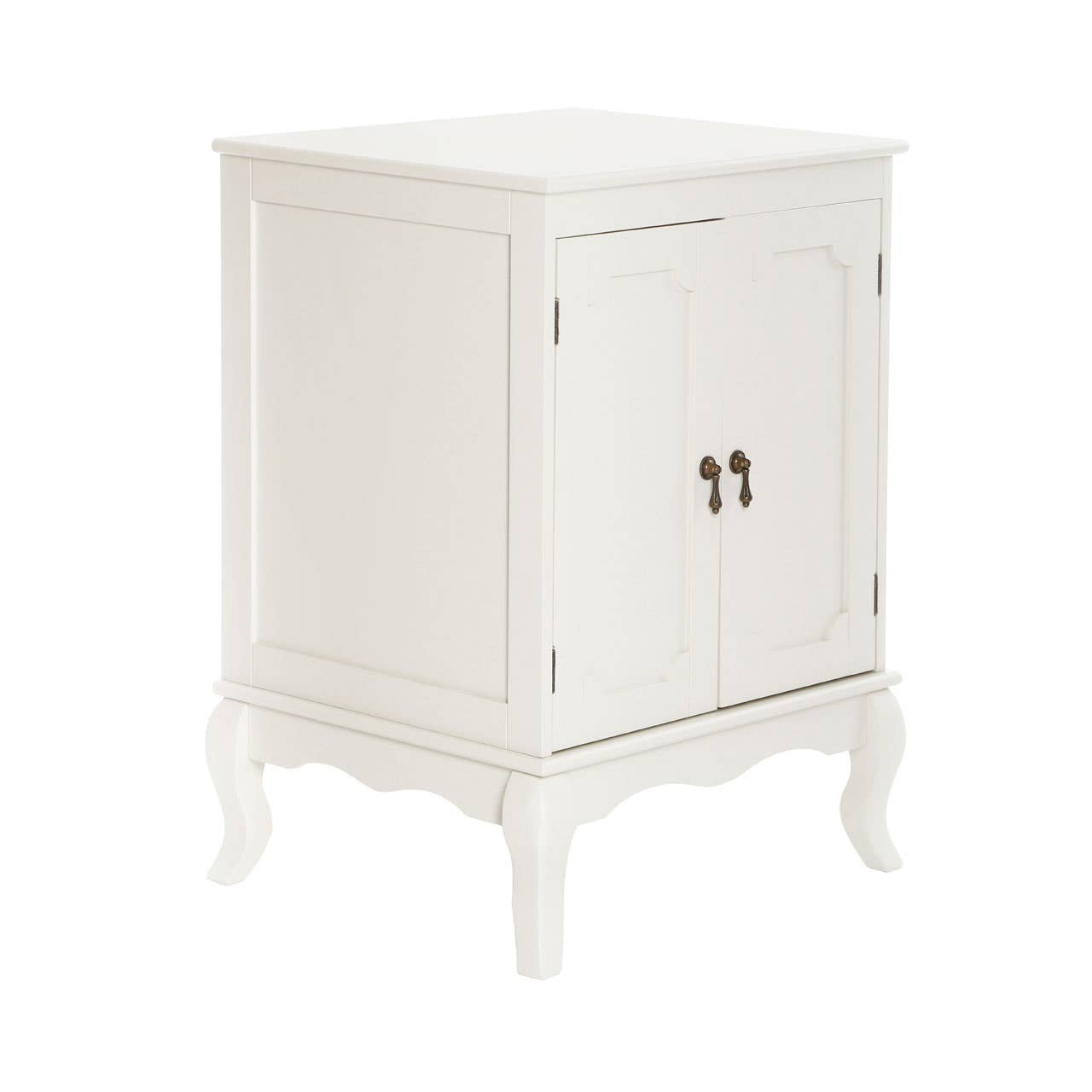 Marcella Double Door Ivory Finish Cabinet