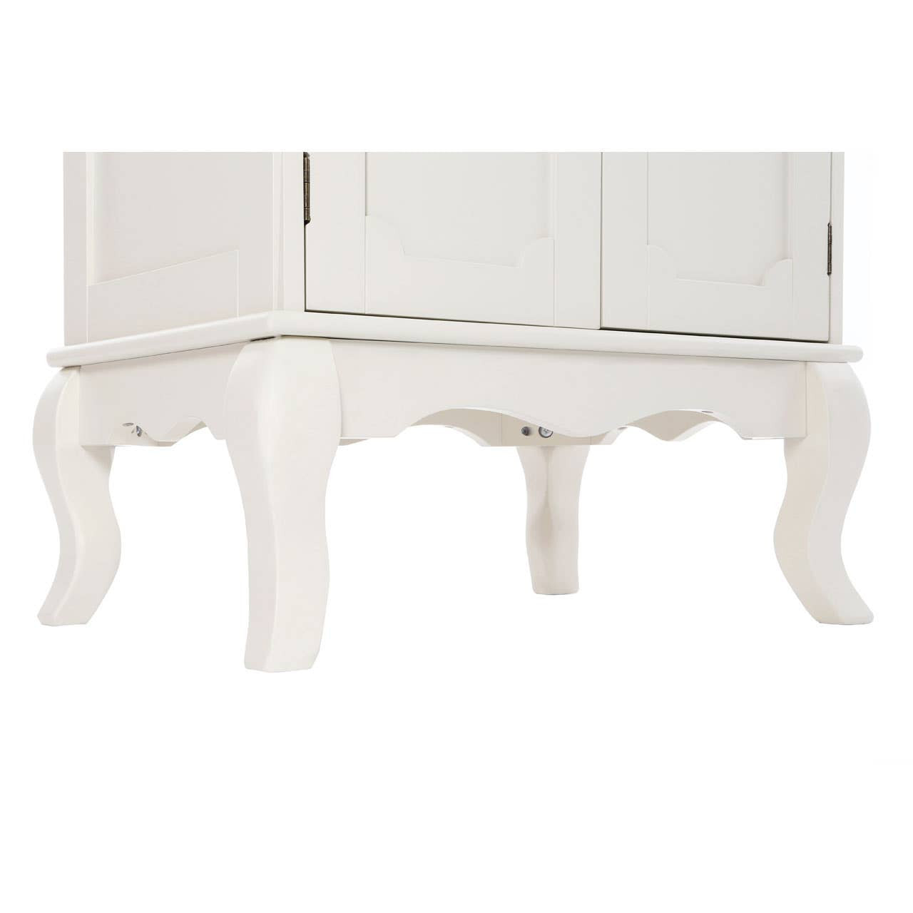 Marcella Double Door Ivory Finish Cabinet
