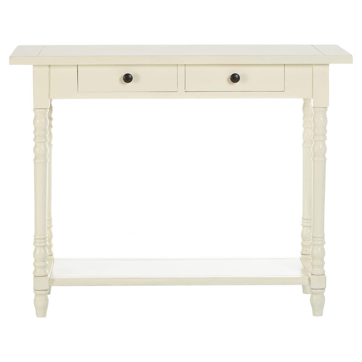 Heritage 2 Drawers Ivory Console Table