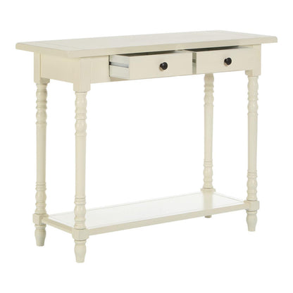 Heritage 2 Drawers Ivory Console Table