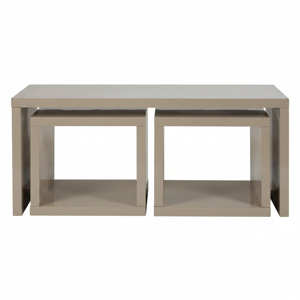 Madrid Coffee Table With 2 Under Tables