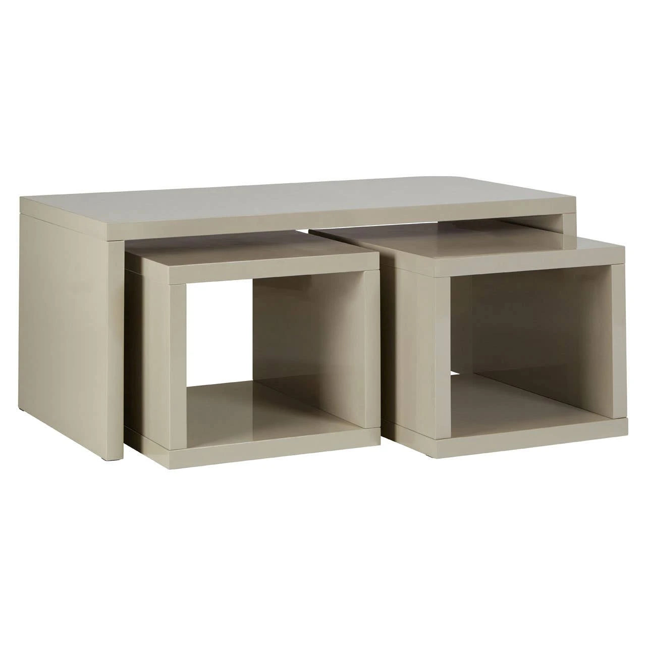Madrid Coffee Table With 2 Under Tables