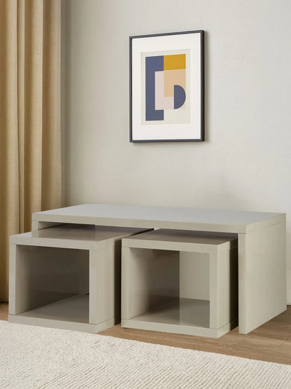 Madrid Coffee Table With 2 Under Tables