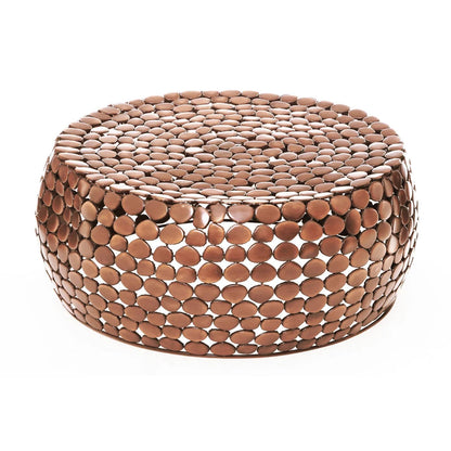 Templar Iron Pebble Design Coffee Table