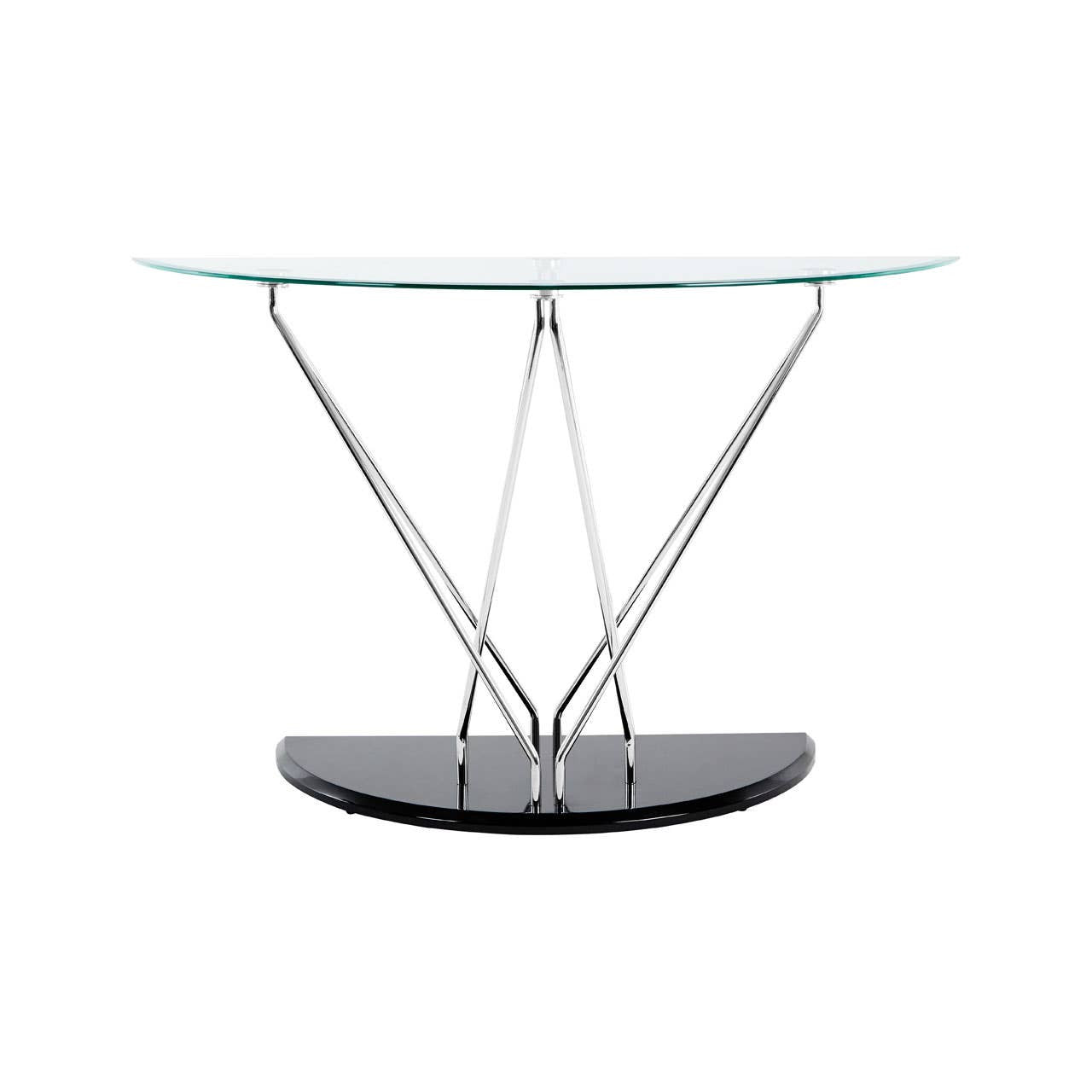 Halo Half Moon Console Table