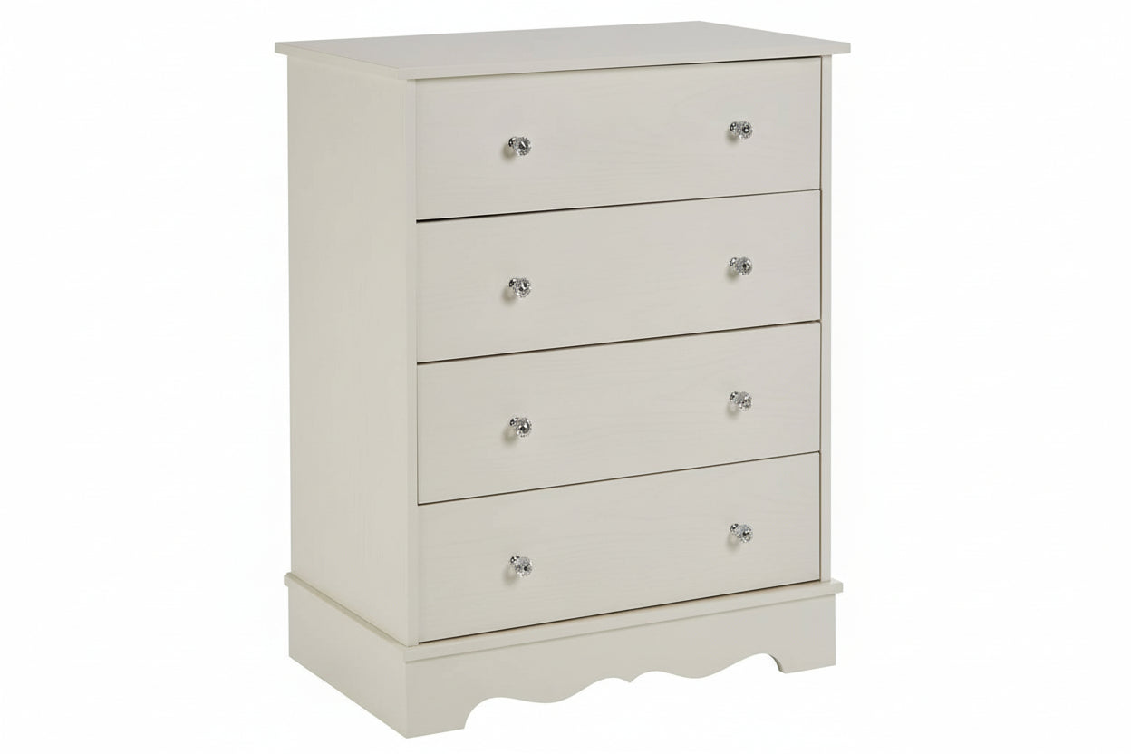 Emily Ivory 4 Drawer Chest