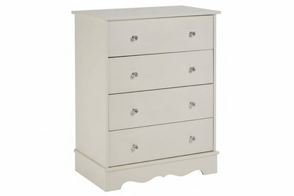 Emily Ivory 4 Drawer Chest