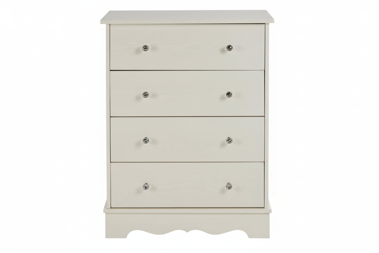 Emily Ivory 4 Drawer Chest