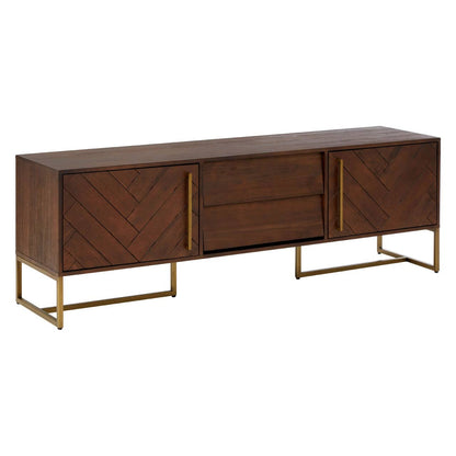Brando Acacia Wood Effect Media Unit
