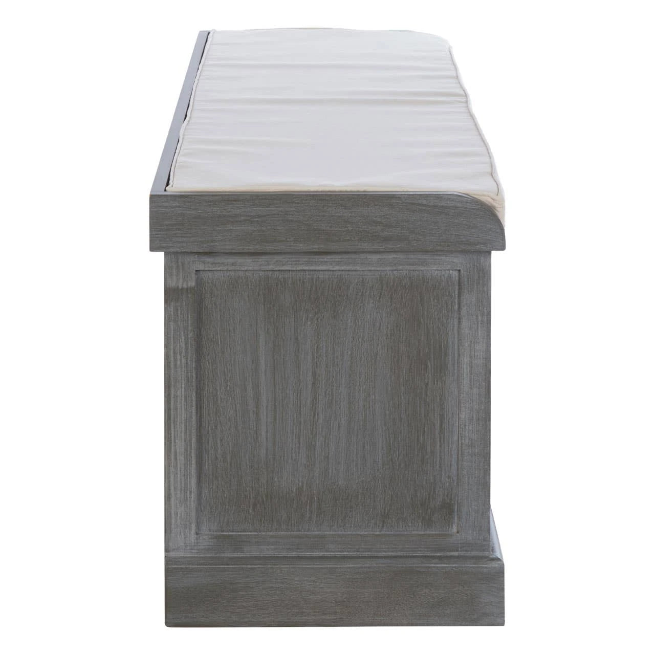 Heritage Three Drawer Slate Grey Storage Bench