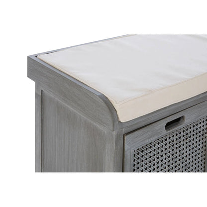 Heritage Three Drawer Slate Grey Storage Bench