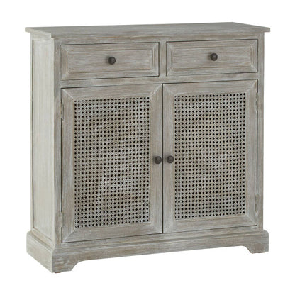 Heritage Grey Wash Lattice Two Door Sideboard