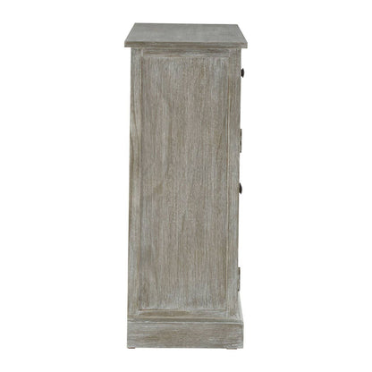 Heritage Grey Wash Lattice Two Door Sideboard