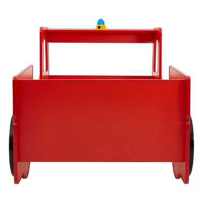Kids Red Fire Engine Bed