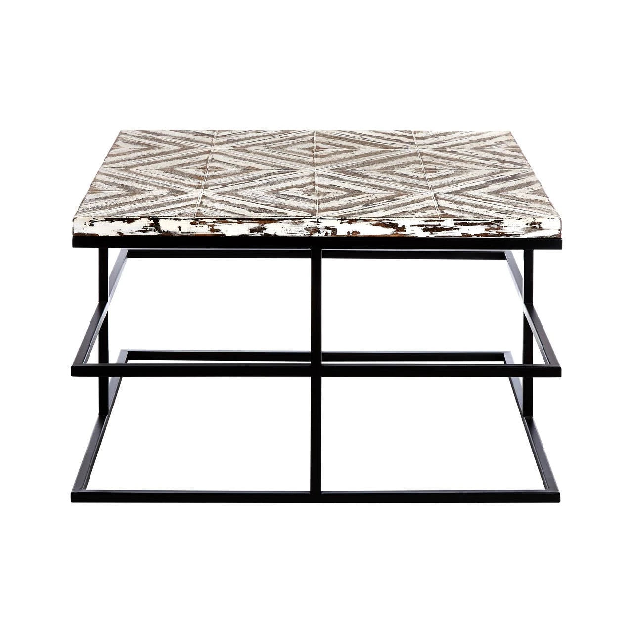 Lombok Rustic Chevron Coffee Table