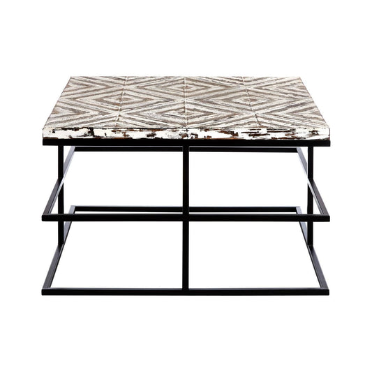 Lombok Rustic Chevron Coffee Table
