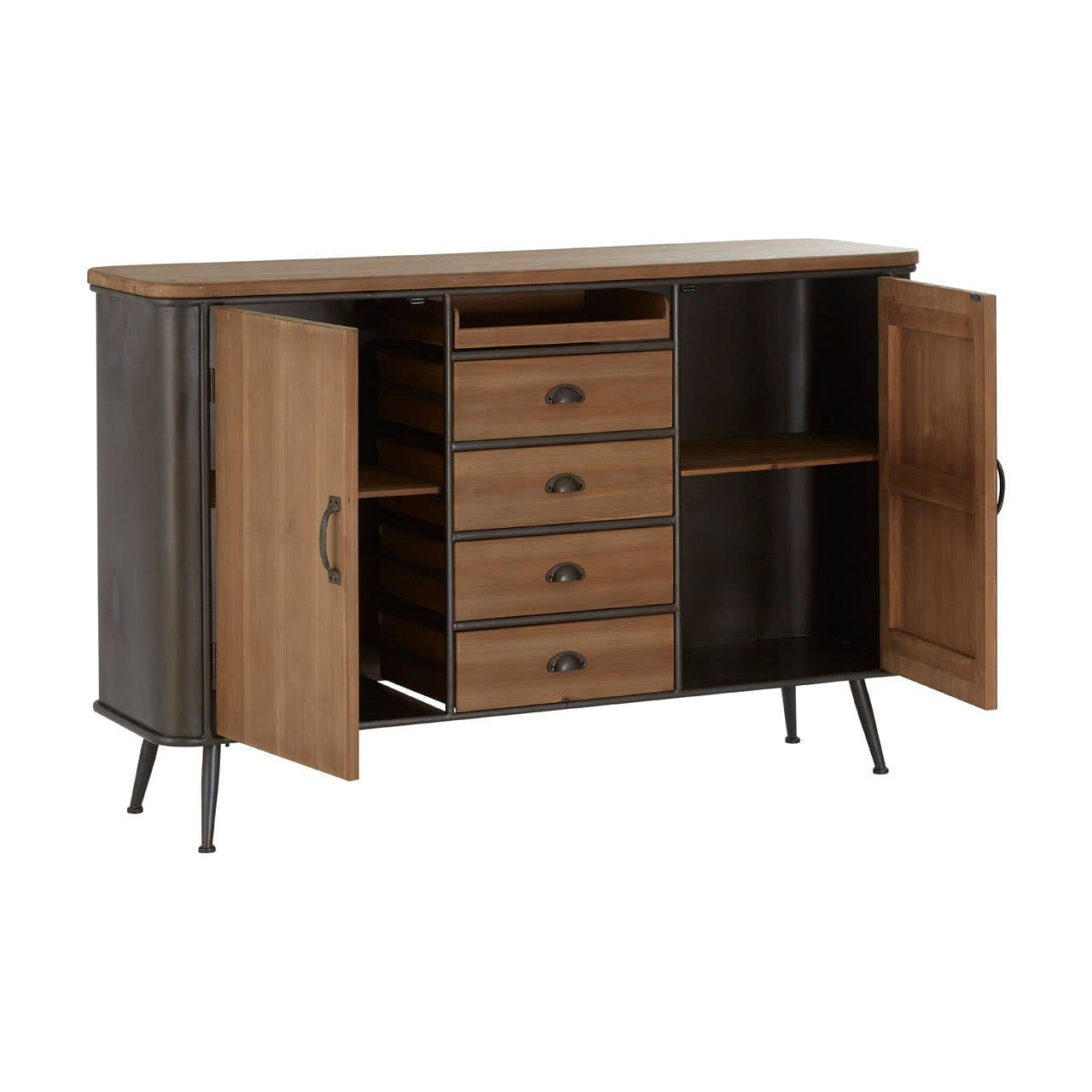Trinity 4 Drawer Wooden Sideboard