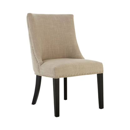 Regents Park Natural Linen With Curly Back Dining Chair