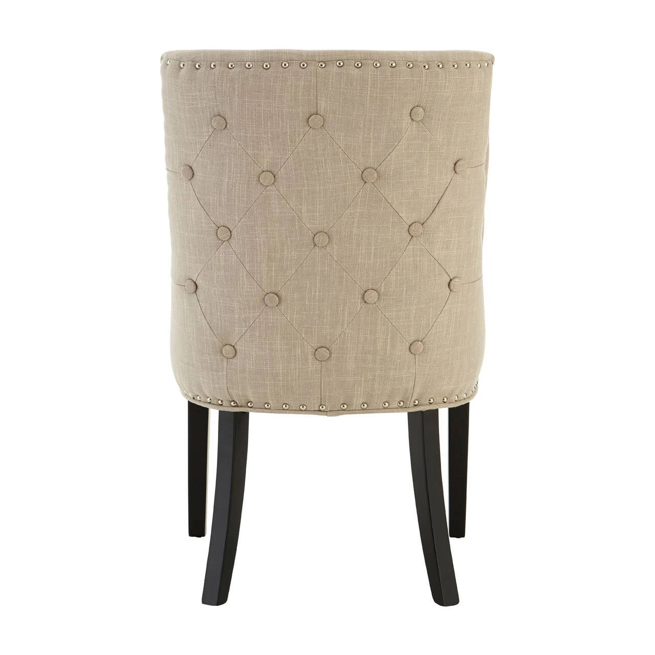Regents Park Natural Linen With Curly Back Dining Chair