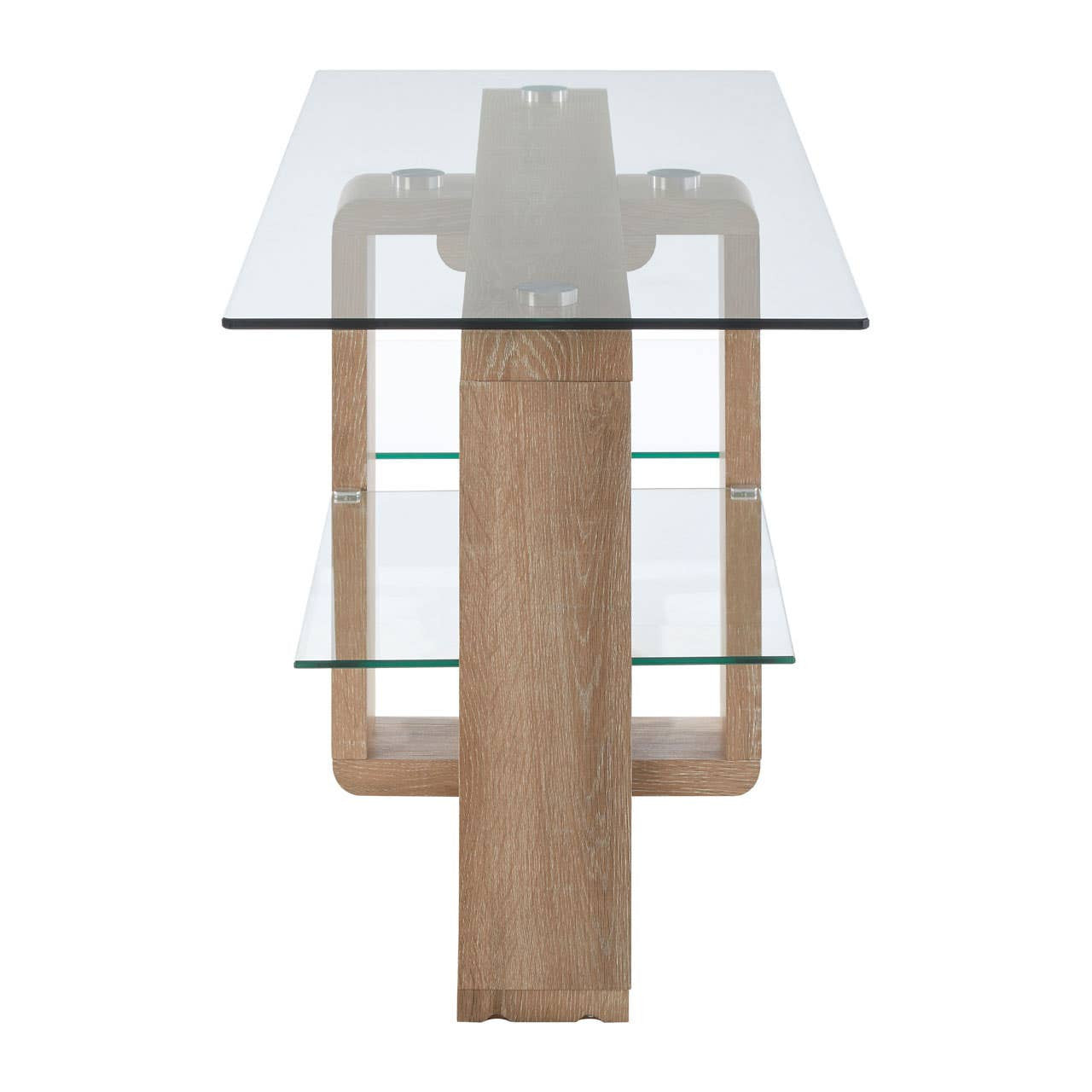 Barton 2 Tier Glass Media Unit