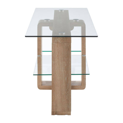 Barton 2 Tier Glass Media Unit