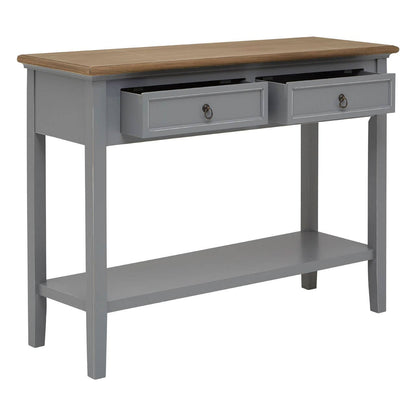 Henley Antique Grey Console Table