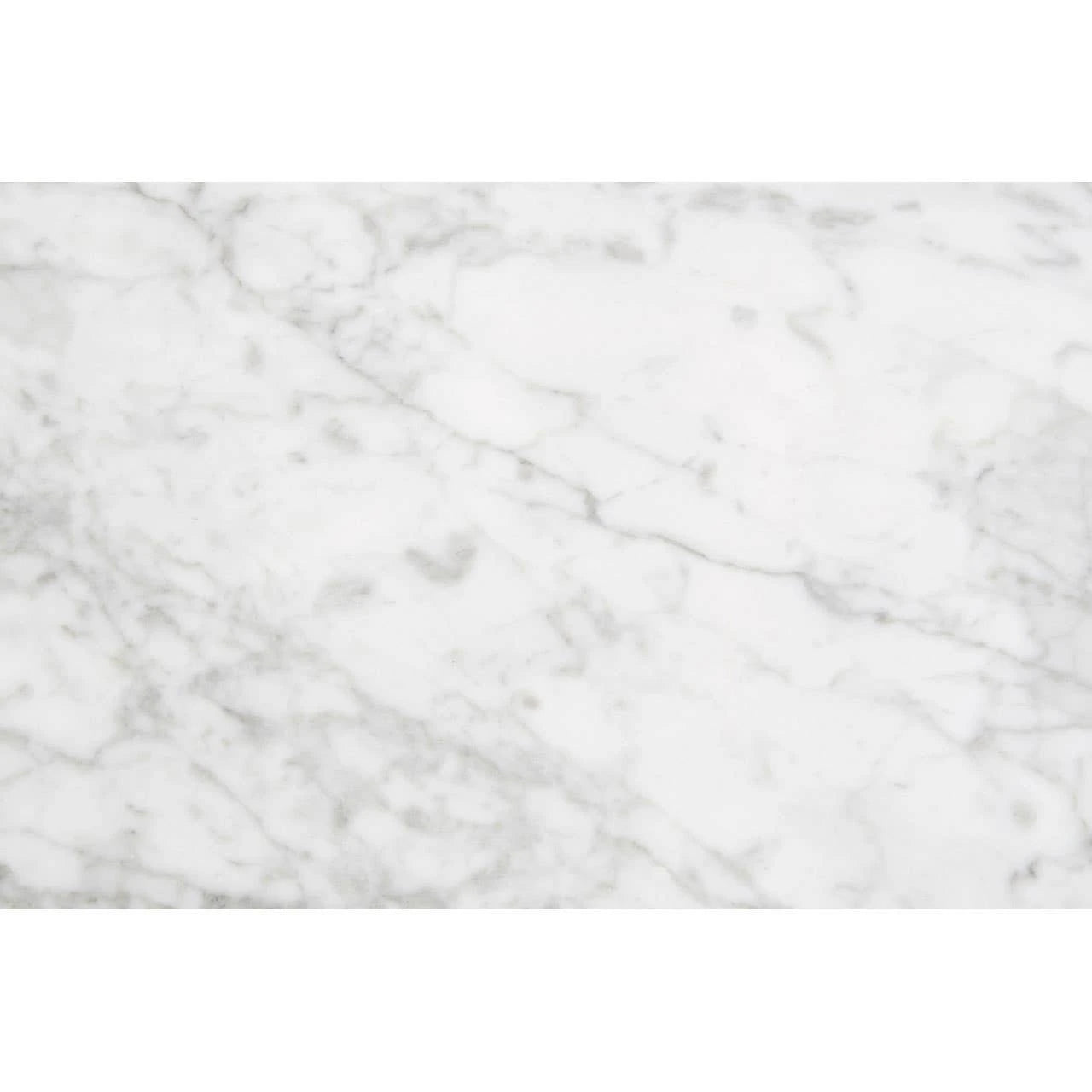Henley White Marble and Black Frame Coffee Table