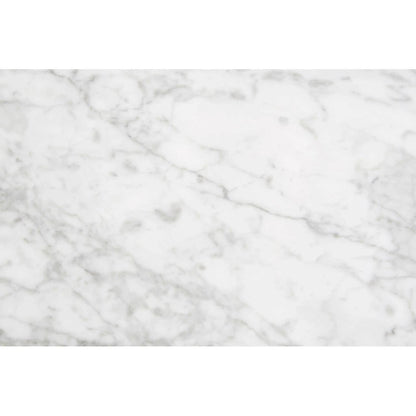 Henley White Marble and Black Frame Coffee Table