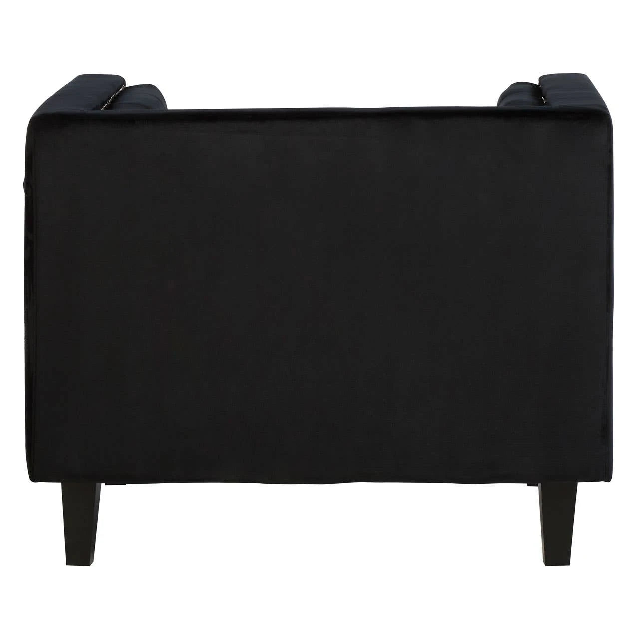 Felisa Black Velvet Chair